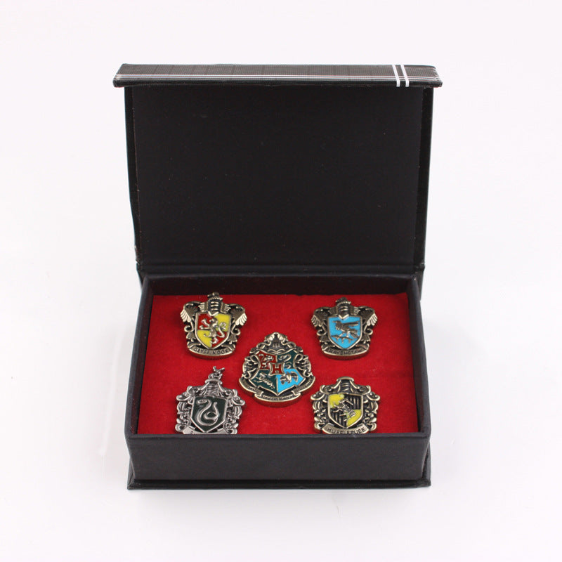 5 PCS Harry Potter Four Academy Badges
