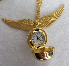 Load image into Gallery viewer, Quidditch Balls Snitch Necklace