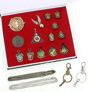 Old Wand Keychain Necklace Ring