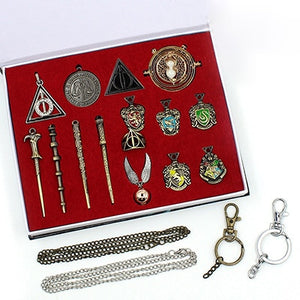Old Wand Keychain Necklace Ring